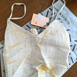 NWT PALOMA WOOL Crop Linen Tank